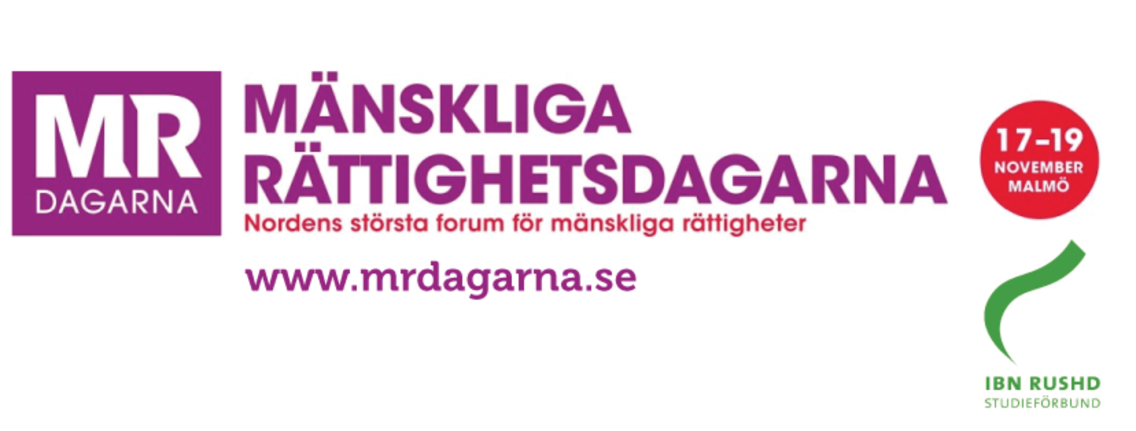 Gratisdag på MR dagarna Ibn Rushd Studieförbund