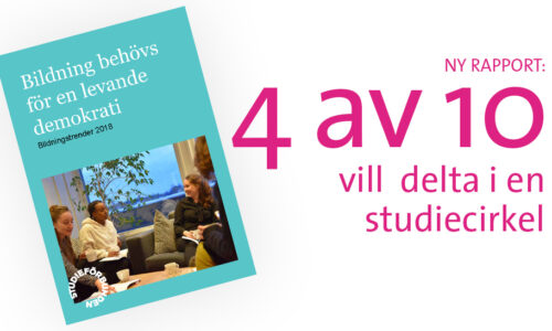 Nya siffror: medvind för folkbildningen