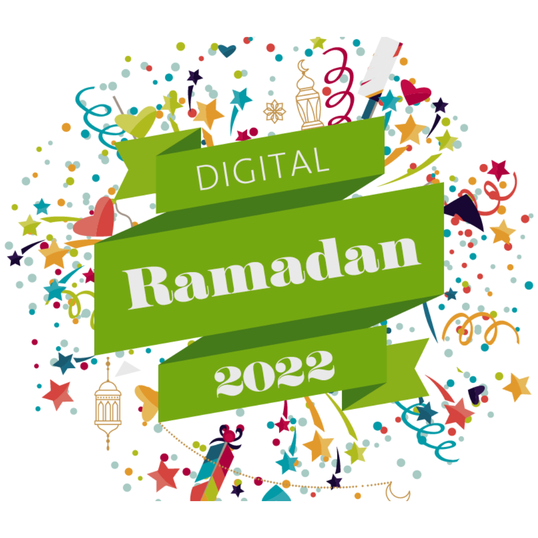 Digital Ramadan programschema + inbjudan (Facebook-inlägg) (Instagram-inlägg)